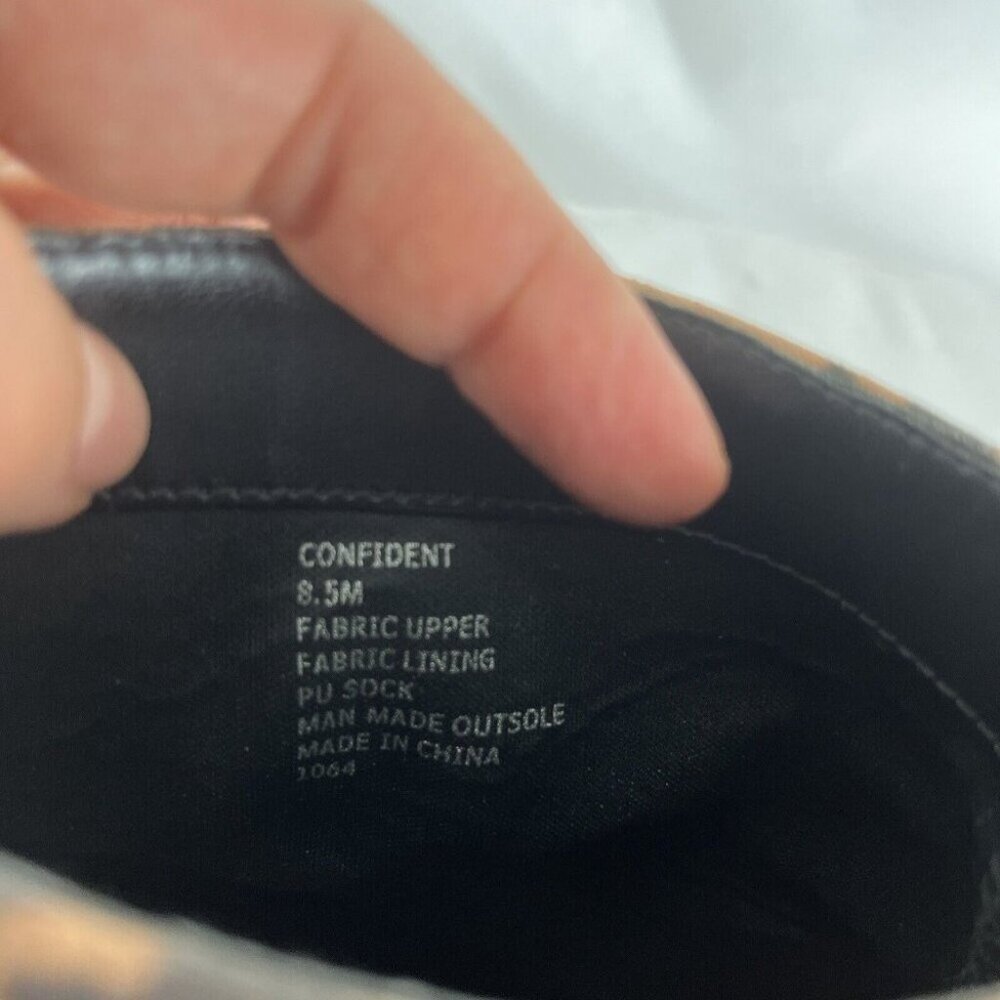 Steve Madden Confident Fabric Leopard Print Block Heel Bootie Women’s Size 8.5 - Picture 13 of 16